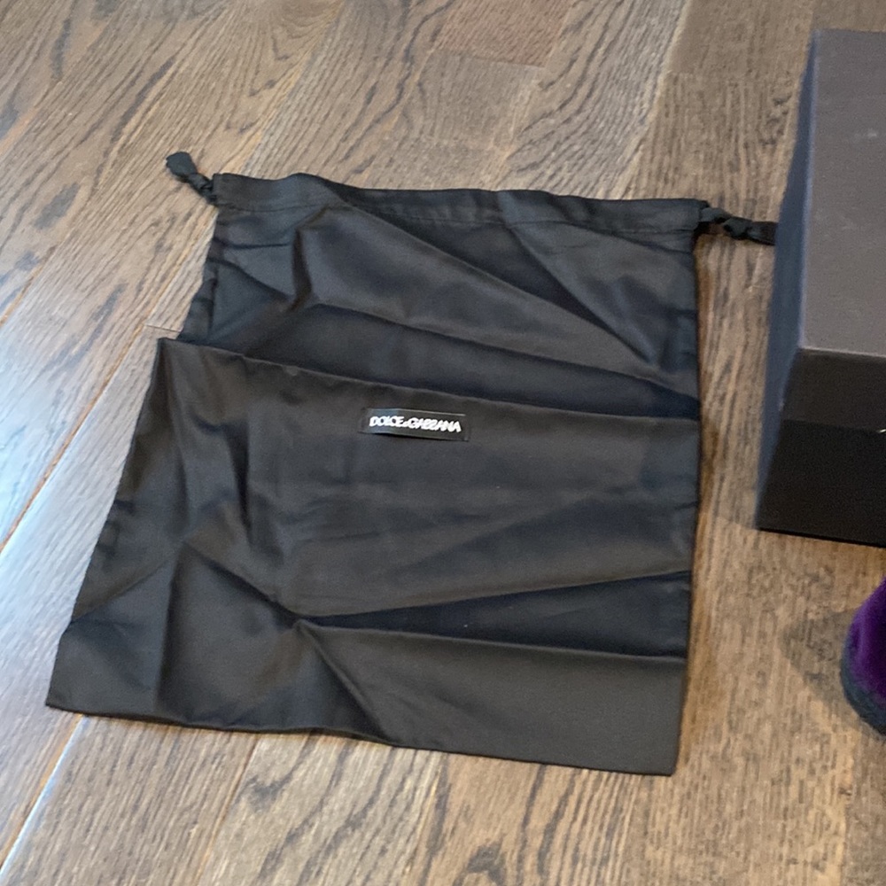 NIB DOLCE&GABBANA Suede Italian Purple Loafer - Picture 4 of 13